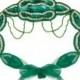 Emerald Green Ritz Great Gatsby Flapper Wedding Headband Vintage inspired 20s Beaded Charleston Downton Abbey Sequin Art Deco New Hand Made