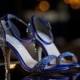 Something blue wedding shoe, Wedding sandal , rhinestone shoes  , bridal styles 2015 , unique bridal shoes, sapphire, white dyeable, purple