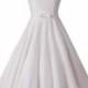White Hepburn 50s lace wedding dress