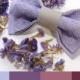 EMBROIDERED bow tie LILAC grey pretied bowtie Lavender wedding Groom's bowtie Great to use with Blue Haze, Smoky, Spicy pink and Matterhorn