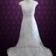 Modest Lace Overlay Wedding Dress 