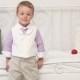 Ring bearer outfit Wedding party outfit Toddler boy vest and pants Boys baptism outfit Boys jacquard vest Corduroy pants Photo prop