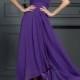 A-Line/Princess Sleeveless Strapless Chiffon Asymmetrical Pleats Dresses