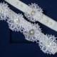 Wedding leg garter, Wedding accessoaries, Bridal garter , Bridal accessoaries, İvory pearl garter, Wedding leg belt , Wedding garter ivory