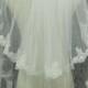 2T White Ivory Bridal Veil elbow lace veil veil veil comb comb veil  Alencon veil