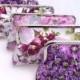 Set of (5) Floral Clutches for Bridesmaids Gift Wedding Party Gift or Bridesmaids Handbag in Various floral Patterns- Design your own
