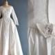 SALE 50s wedding dress / vintage 1950s wedding dress / Camilla