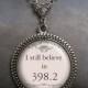 I still believe in 398.2 Fairytale necklace, fairy tale jewelry librarian gift, bridal fairy tale wedding