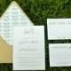 Juliette Wedding Invitation - Elegant Wedding Invitations, Monogram Wedding Invitation, Modern, Gold, Letterpress, Foil, Script, Traditional