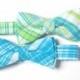 Preppy plaid bow tie for boys, toddler plaid bow tie, summer bow tie, wedding bow tie, ring bearer bow tie, baby shower gift
