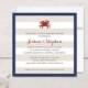 Nautical Rehearsal Dinner Invitations, Crab or Lobster