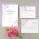 Spring Bouquets Watercolor Wedding Invitation Suite - Sample