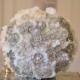 Ready to Ship Custom Petal Brooch Bouquet with option to add one accent color