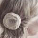 Wedding Hair Accessories, Ivory Flower Hair Piece, Flower Hair Clip, Bridal Accessory, Wedding Veil, Ivory Flower For Hair, Headpiece