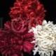 Large Fuchsia Mum Handmade Satin Bridal Flower Hair Accessory Wedding Dress Pin