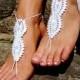 Crochet Barefoot Sandals, Beach Shoes, Wedding Accessories, Nude Shoes, Yoga socks, Foot Jewelry