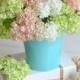 24pcs/lot Mini Artificial Hydrangea Home Decorations Fake Flowers Silk Hydrangea For Bridal Bouquet Table centerpieces
