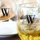 Personalized Bridal Stemless Wine Glasses