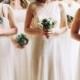 Stylish Asheville Wedding With Custom Peach Wedding Gown