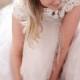 Blush Pink Wedding Dress with Separate Skirt and Top- Custom Order in Any Color
