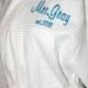 Personalized Bride on Back Waffle Weave Style Spa Robe choice of Colors and Personalization
