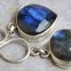 Labradorite earrings - Dangle earrings - Bezel set earrings -  Gemstone earrings -Sterling Silver earrings- Jewelry gift ideas