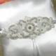 Ring Bearer Pillow, Ivory Ring Bearer Pillow, Pearl and Crystal Rhinestone Satin Wedding Ring Pillow, Vintage Wedding Decor