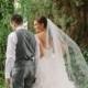 75 inches Single tier chapel veil, floor length veil, waltz, wedding veil, bridal veil