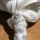 Beaded w/ Rhinestones Bridal Bouquet Bling Jeweled Stem Wrap ~Comes w/ instructions, ribbon and pins ~ fast ship from Houston USA designer