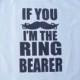 Ringbearer Tee - If you Mustache I am the Ring Bearer - Wedding Party shirt - Ringbearer Rehearsal Shirt - super cute