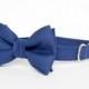 Dog Bow Tie Collar - Navy Gentleman's Collar