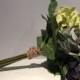 Blue and Green Rose Centerpiece / Spring Centerpiece / Rustic Decor / Shabby Chic Decor / Hobnail Decor /Wedding Floral/Bouquet