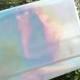 Holographic Clutch Vinyl Hologram Wristlet Cross Body Bag Shoulder Handbag for Wedding Party