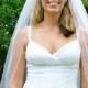 Wedding veil - fingertip length bridal veil with a delicate finished edge