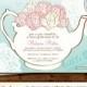 Bridal Tea Party Invitation - Bridal Shower Invite - Baby Shower Tea Party - High Tea - Afternoon Tea - Birthday Tea Party - Printable