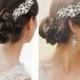 Bridal Hair Comb Wedding Hair Comb Crystal Pearl Silver Wedding Hair Piece Bridal Jewelry Wedding Jewelry Bridal Accessories Style-156