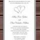 50 Hearts Wedding Invitations, RSVP's, Reception Invitations with FREE Calendar Stickers
