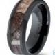 Camo Wedding Band,Ceramic Mens Ring,Mens Wedding Bands, Camo,Rings,Pink,8mm,Army,Navy,Mans,Ranger,Seal,Soldier,Hunter,His Her,Set,Size Brown