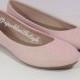 Glitter Shoes- Glitter Ballet Flats- Wedding Flats- Sparkle Flats