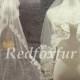 Fashion 1T Bridal Veil Ivory Cathedral Veil Hand-beaded Alencon lace veil Lace edge veil Wedding dress veil Wedding Accessories No comb