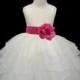Ivory red blue green purple Flower Girl dress organza easter sash pageant wedding bridal  bridesmaid toddler 12-18m 2 4 5 6 8 9 10 12 