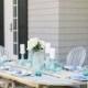 A Seaglass Inspired Tablescape With Pier 1 Imports   DIY Ombre Votives