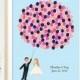 Wedding Sign Guest Book Alternative Print With Couple Portrait, Fun Modern Wedding Sign