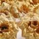 50pcs Gold 50mm Artificial Silk Rose Flower Heads For Clips Bridal Wedding Party Home Decor HS0001-15