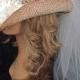 Cowboy Hat Veil - Cowgirl Hat Veil - Wedding Cowboy Hat