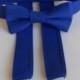 Royal Blue Bowtie and Suspenders Set