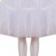 Petticoat - Luxury White coloured 24 inch 2 tier 2 layer Satin & Organza petticoat. Bridal Retro Vintage Rockabilly 50's style