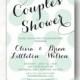 Printable Couples Shower Invitation, Couples Wedding Shower Invitation, His and Hers Shower Invitation, Couples Wedding Shower Invite