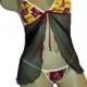 NCAA Arizona Sun Devils Lingerie Negligee Babydoll Sexy Teddy Set with Matching G-String Thong Panty