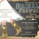 Cowboy Boot's Bridal Shower Printable Invitation Roses Chalkboard
